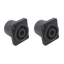 Load image into Gallery viewer, 2pcs Speaker Ohm Socket Four-core Plug With Iron Piece