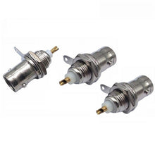 Load image into Gallery viewer, 3pcs Gold-plated Copper Core BNC Female Socket Q9 Female 50KY Oscilloscope Socket