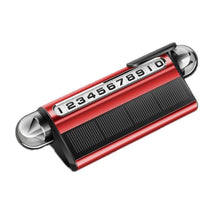 Load image into Gallery viewer, Solar Charging LED Light Temporary Parking Sign Safety Hammer
