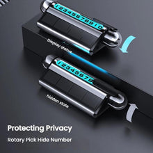 Load image into Gallery viewer, Solar Charging LED Light Temporary Parking Sign Safety Hammer