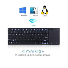 Load image into Gallery viewer, Rii K12+ Office Computer Notebook Silent 2.4GHz Wireless Mini Keyboard