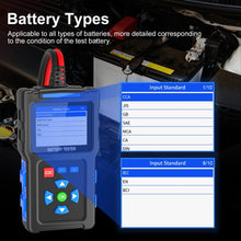 Load image into Gallery viewer, 12/24V Multi-Function Car Battery Fault Diagnosis Tester, BT300