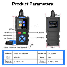 Load image into Gallery viewer, Car Fault Diagnostic Instrument OBD2 Car Engine Tester