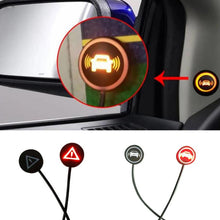 Load image into Gallery viewer, General Motorcycle Blind Spot Monitoring Line Auxiliary Lens Light, 5V Car Logo Lights, 12V Triangle Light