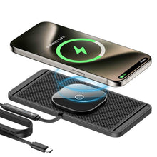 Load image into Gallery viewer, Car Magnetic Avoid Camera Wireless Charging Anti-slip Pad, USB Interface 1m, TYPE-C Interface 1m, USB Interface 0.3m, TYPE-C interface 0.3m