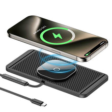 Load image into Gallery viewer, Car Magnetic Avoid Camera Wireless Charging Anti-slip Pad, USB Interface 1m, TYPE-C Interface 1m, USB Interface 0.3m, TYPE-C interface 0.3m
