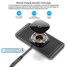 Load image into Gallery viewer, Car Magnetic Avoid Camera Wireless Charging Anti-slip Pad, USB Interface 1m, TYPE-C Interface 1m, USB Interface 0.3m, TYPE-C interface 0.3m
