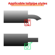 Load image into Gallery viewer, 76MM Automotive Stainless Steel Double-layer Muffler Exhaust Pipe
