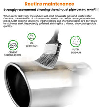 Load image into Gallery viewer, 76MM Automotive Stainless Steel Double-layer Muffler Exhaust Pipe