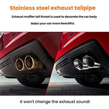 Load image into Gallery viewer, 76MM Automotive Stainless Steel Double-layer Muffler Exhaust Pipe
