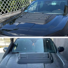 Load image into Gallery viewer, Car Hood Air Intake Cover Deflector For Ford Ranger Raptor 2015-2022, Frosted Black, Carbon Pattern