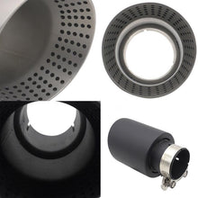 Load image into Gallery viewer, Car Inclined Stainless Steel Muffler Exhaust Pipe, 76x101mm Black, 76x101mm Silver, 76x114mm Black, 76x114mm Silver
