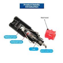Load image into Gallery viewer, 12V-24V No Welding Car Mounted Cigarette Lighter Plug European Cigarette Lighter Plug Car Indent, Car Cigarette Lighter Plug