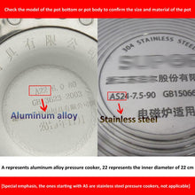 Load image into Gallery viewer, Silicone Sealing Ring/Gasket for Aluminum Pressure Cookers, 16cm, 18cm, 20cm, 22cm, 24cm, 26cm, 28cm, 30cm, 32cm, 34cm, 36cm, 38cm, 40cm, 42cm, 44cm, 46cm