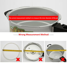 Load image into Gallery viewer, Silicone Sealing Ring/Gasket for Aluminum Pressure Cookers, 16cm, 18cm, 20cm, 22cm, 24cm, 26cm, 28cm, 30cm, 32cm, 34cm, 36cm, 38cm, 40cm, 42cm, 44cm, 46cm