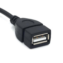 Load image into Gallery viewer, 10pcs 3.5mm Male Round Head To USB 2.0 Female USB Disk Car MP3 Data Transmission Cable, 10pcs