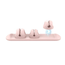 Load image into Gallery viewer, AhaStyle PT-CY15 3 In 1 Magnetic Silicone Cable Organizer Desktop Cable Storage Stand