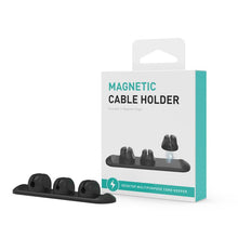 Load image into Gallery viewer, AhaStyle PT-CY15 3 In 1 Magnetic Silicone Cable Organizer Desktop Cable Storage Stand