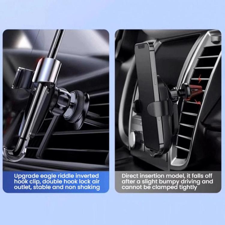 6-15 Inch Double Pull Car Tablet Mobile Phone Holder, Lock Hook Silicone, Silicone Suction Cup Set