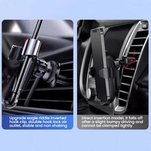 Load image into Gallery viewer, 6-15 Inch Double Pull Car Tablet Mobile Phone Holder, Lock Hook Silicone, Silicone Suction Cup Set