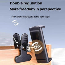 Load image into Gallery viewer, Metal Clamp Gimbal Desktop Holder, For Phones, For Phones And Tablets