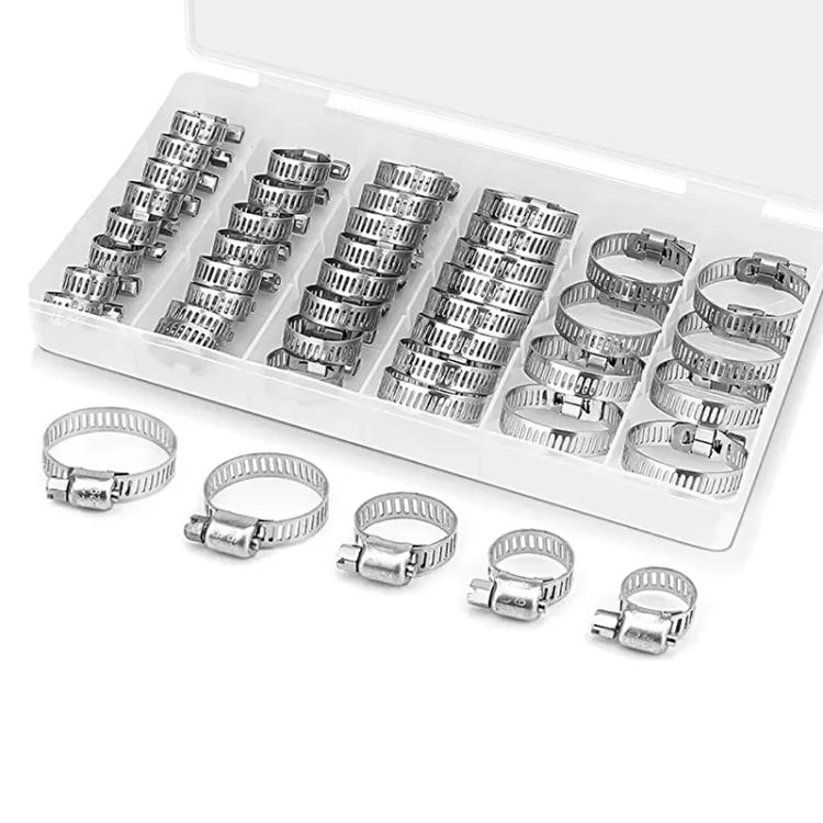 40pcs /Set Stainless Steel American-Style Heavy-Duty Clamp Kit, 40pcs /Set