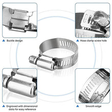 Load image into Gallery viewer, 40pcs /Set Stainless Steel American-Style Heavy-Duty Clamp Kit, 40pcs /Set