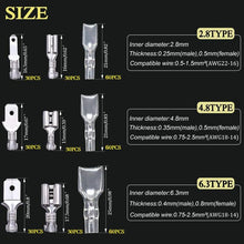 Load image into Gallery viewer, 360pcs /Set Cold Press Terminal Block Spring Insert and Cover Set, 360pcs /Set Copper, 360pcs /Set Iron
