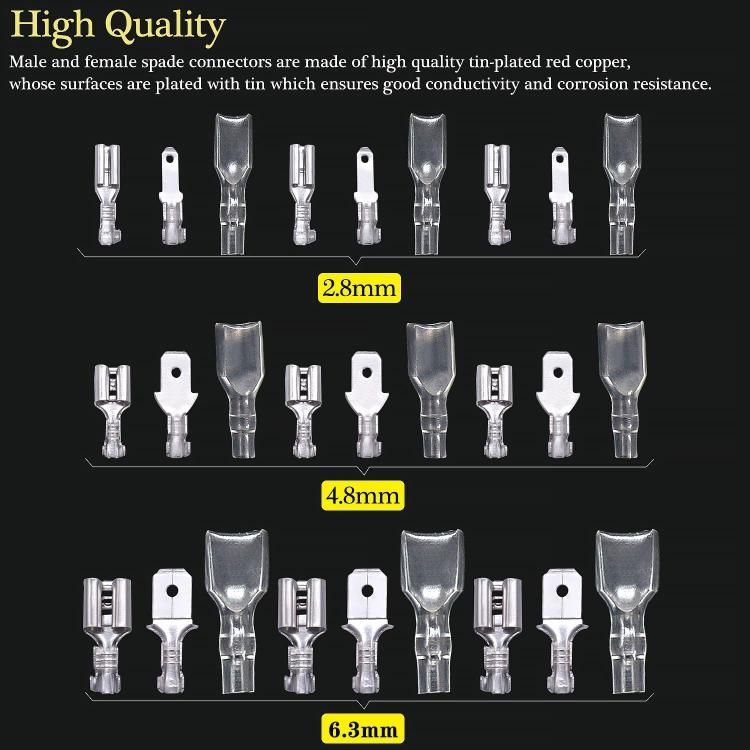 360pcs /Set Cold Press Terminal Block Spring Insert and Cover Set, 360pcs /Set Copper, 360pcs /Set Iron