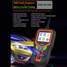 Load image into Gallery viewer, OBD 9-16V Car Battery Fault/Health Tester, V321