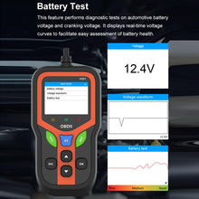 Load image into Gallery viewer, OBD 9-16V Car Battery Fault/Health Tester, V321