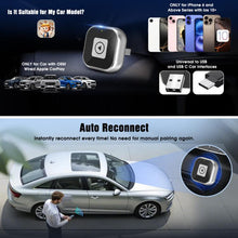 Load image into Gallery viewer, Wired To wireless CarPlay Adapter For Car Connectivity, Mini Square
