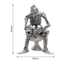 Load image into Gallery viewer, Car Key Rings Toilet Skulls Keychain Cool Purse Bag Decor Key Chain Rubber Mini Auto Keyfob Car Styling Interior Accessories, Skull Shape