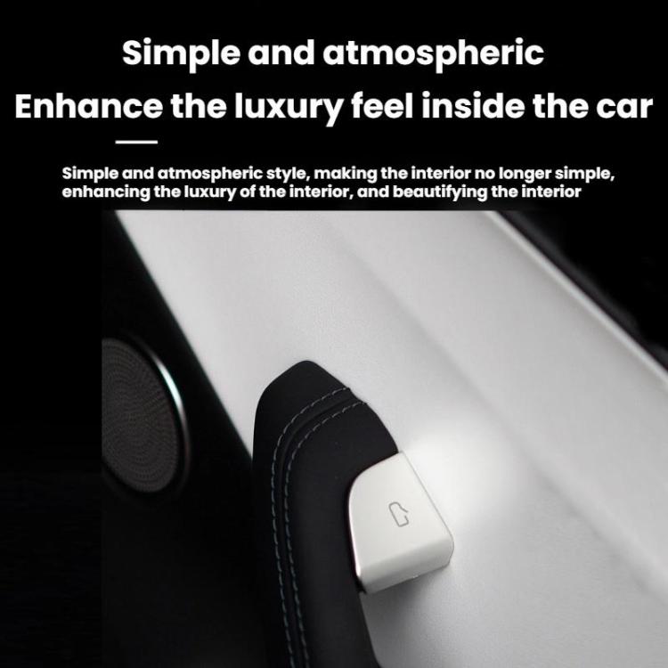 For Tesla 2024+ Model 3 Highland / Model Y Door Button Protective Patch, For Tesla Model 3 Highlan 4pcs /Set