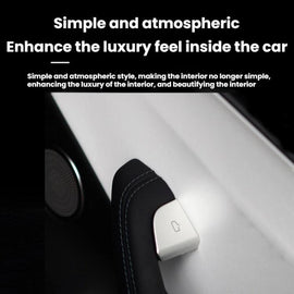 For Tesla 2024+ Model 3 Highland / Model Y Door Button Protective Patch, For Tesla Model 3 Highlan 4pcs /Set