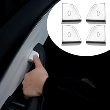 Load image into Gallery viewer, For Tesla 2024+ Model 3 Highland / Model Y Door Button Protective Patch, For Tesla Model 3 Highlan 4pcs /Set