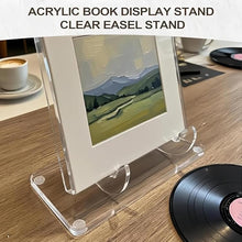 Load image into Gallery viewer, Acrylic Picture Frame Stand Dinner Plate Postcard Record Holder, YX187 1pc