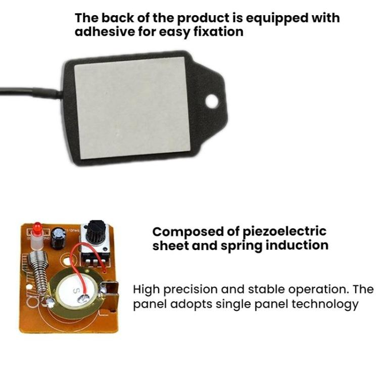 XH2.54/XF2510 3P 12V Car Anti-theft Vibration Sensor, GY166