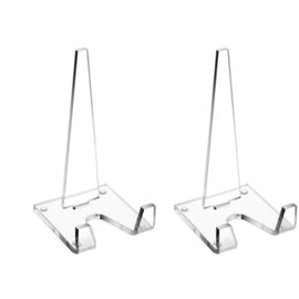 Acrylic Picture Frame Stand Dinner Plate Postcard Record Holder, YX186 1pc, YX186 2pcs /Set