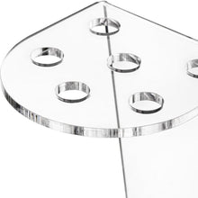 Load image into Gallery viewer, 6-Hole Acrylic Scissor Barber Tool Storage Display Stand, 1pc, 2pcs