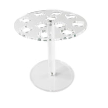 Load image into Gallery viewer, 11-Hole Acrylic Wall-Mounted Scissor Barber Tool Storage Display Stand, 1pc, 2pcs