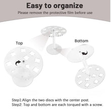 Load image into Gallery viewer, 11-Hole Acrylic Wall-Mounted Scissor Barber Tool Storage Display Stand, 1pc, 2pcs