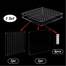 Load image into Gallery viewer, 120-Hole Acrylic Paint Brush Holder And Pencil Storage, YX177