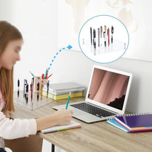 Load image into Gallery viewer, 120-Hole Acrylic Paint Brush Holder And Pencil Storage, YX177