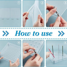 Load image into Gallery viewer, 120-Hole Acrylic Paint Brush Holder And Pencil Storage, YX177