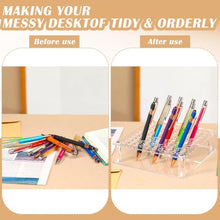 Load image into Gallery viewer, 100-Hole Acrylic Paint Brush Holder and Pen Storage Stand, YX176