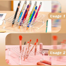 Load image into Gallery viewer, 100-Hole Acrylic Paint Brush Holder and Pen Storage Stand, YX176