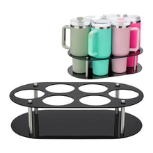 Load image into Gallery viewer, Desktop Water Bottle Storage Stand, YX174 Black, YX174 Transparent