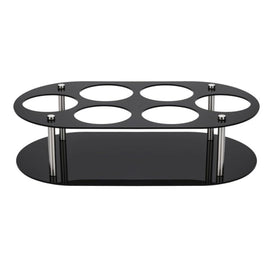 Desktop Water Bottle Storage Stand, YX174 Black, YX174 Transparent