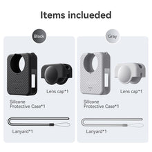 Load image into Gallery viewer, For DJI Osmo 360 Camera aMagisn Silicone Body Cover Set with Lens Cap &amp; Neck Lanyard